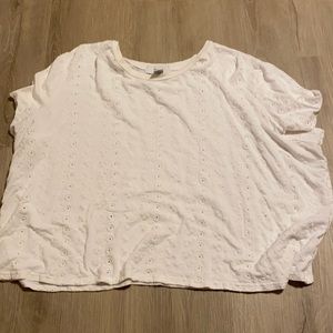 F21+ PLUS SIZE EMBROIDERED T SHIRT